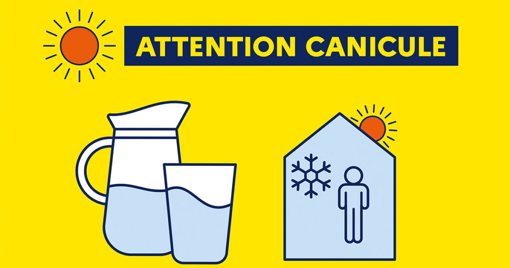 illustration : attention canicule